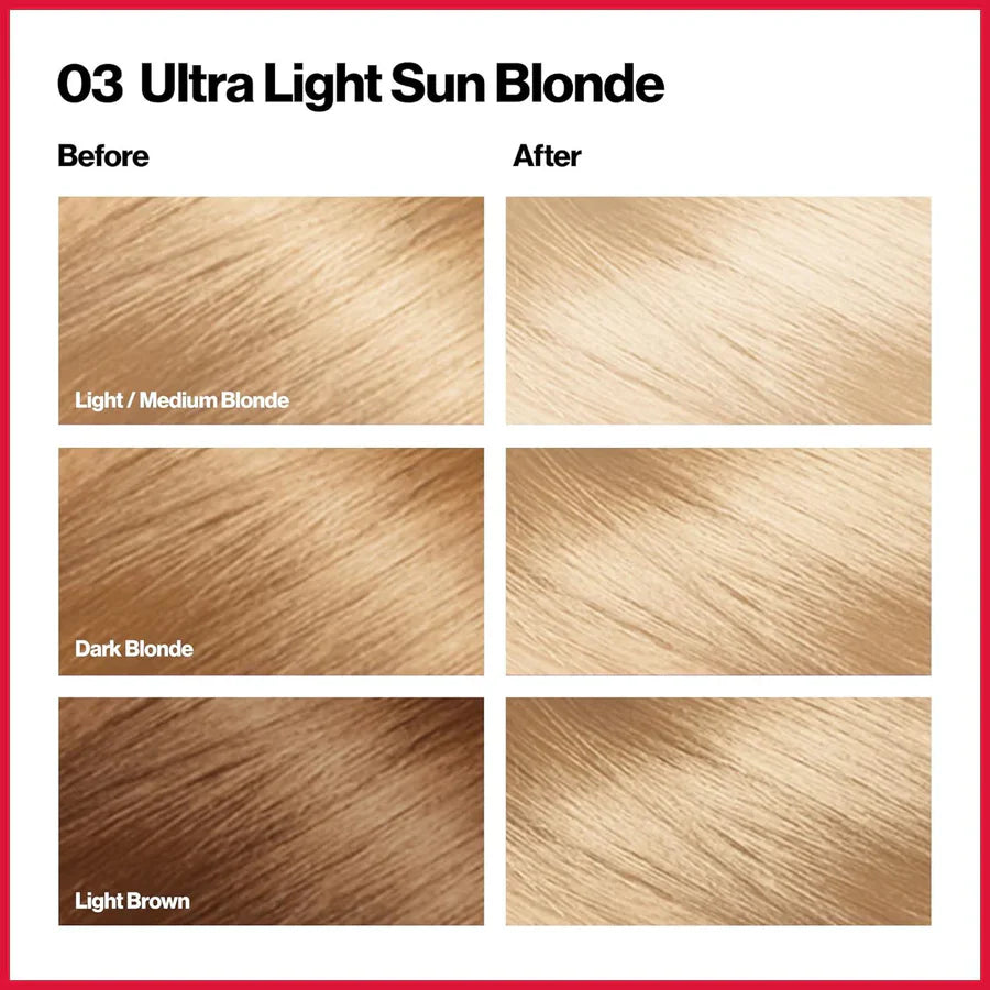 Revlon Colorsilk Permanent Hair Color 03 Ultra Light Sun Blonde - Elevate Styles