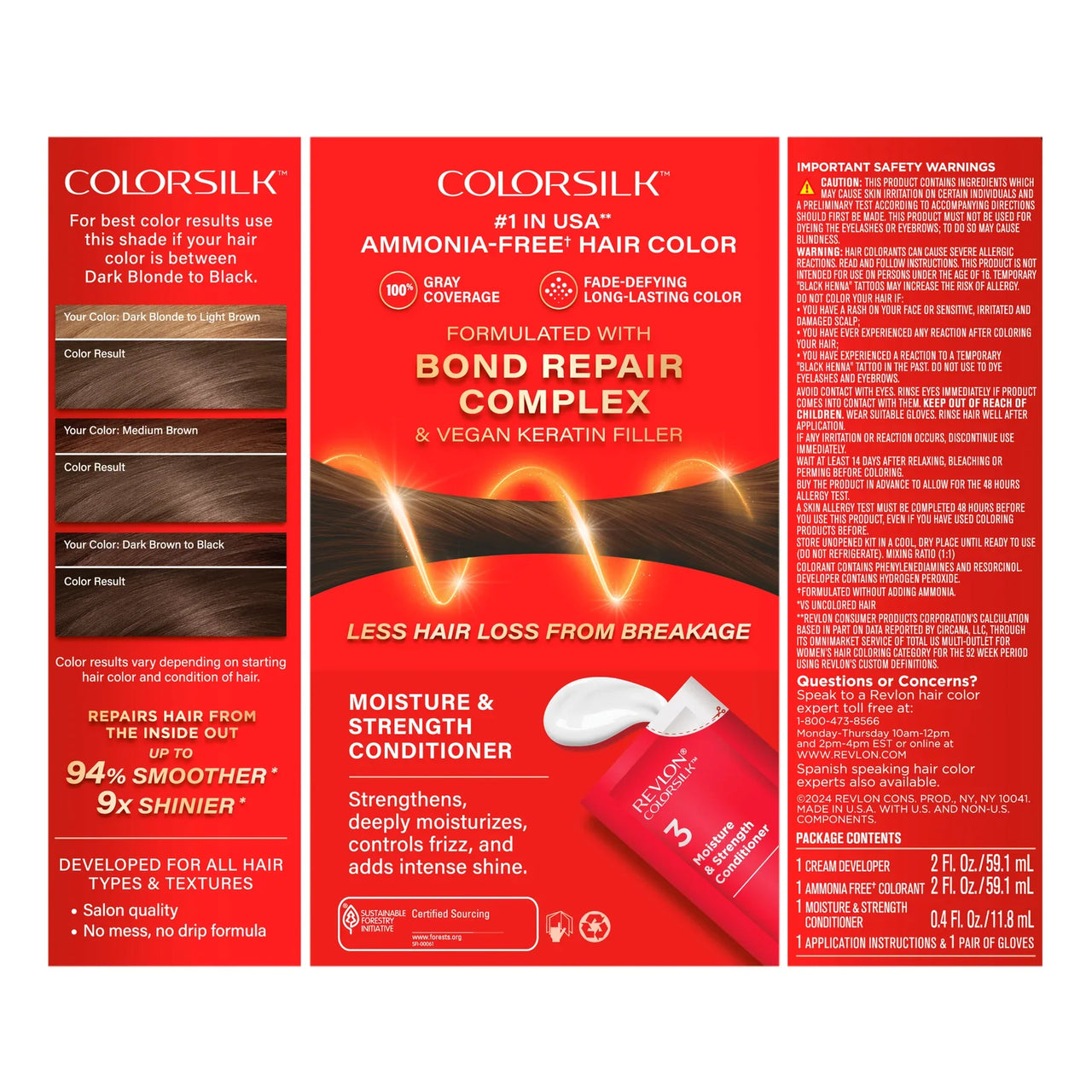 Revlon Colorsilk Hair Color 41 Medium Brown 1 application - Elevate Styles