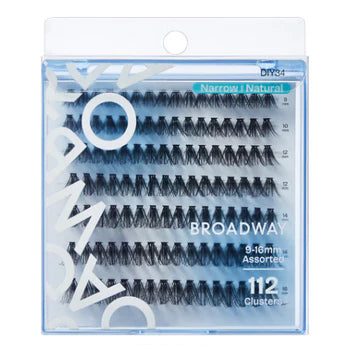 Broadway Wide Narrow Lashes – DIY Customizable Extensions (70–140 pcs) – DIY34 - Elevate Styles