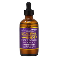 Thumbnail for Jamaican Wild Black Rice Bran Oil Lavender Super Power Hair Growth Oil 4oz