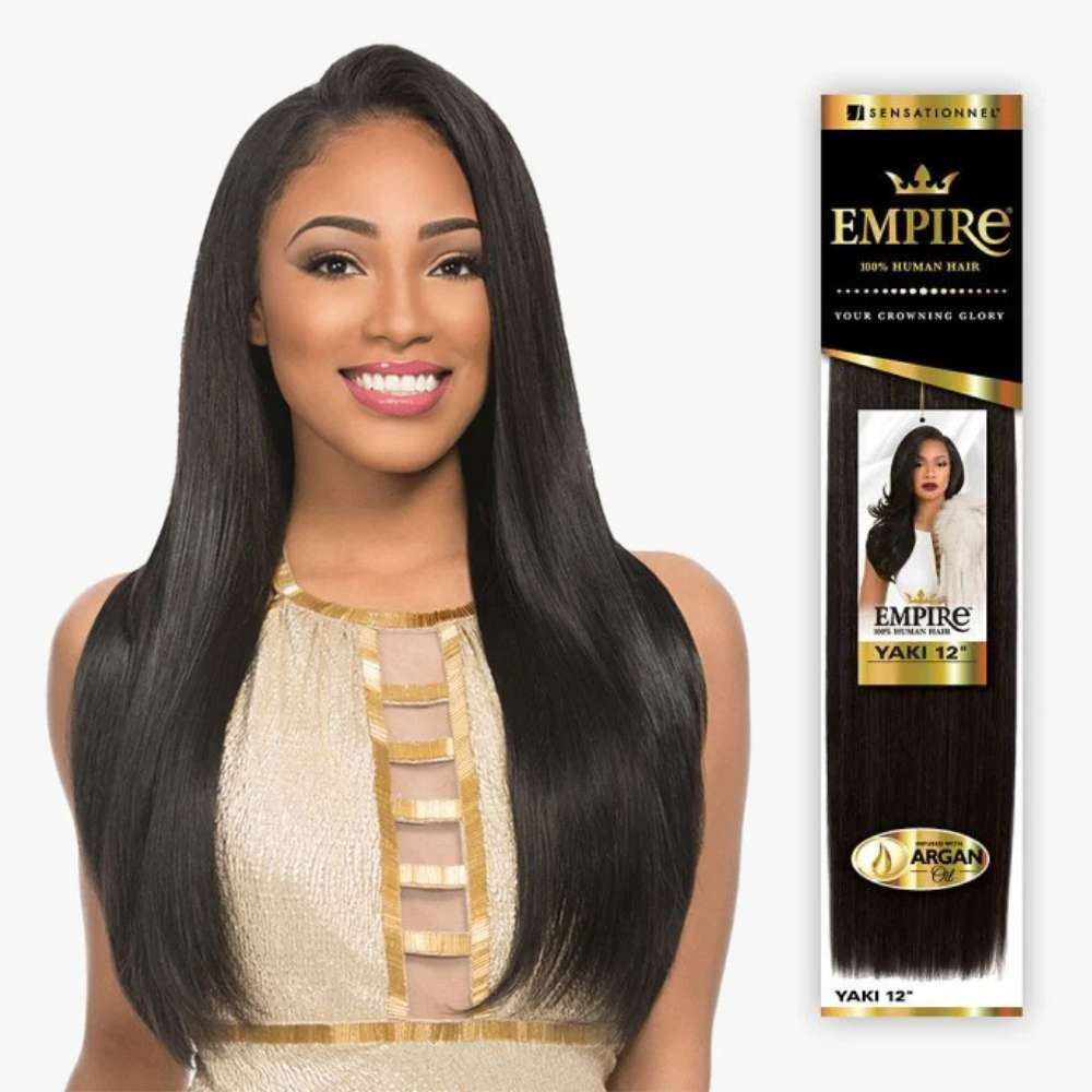 Sensationnel Empire 100% Human Hair Weave – Yaki 18" - ANNS BEAUTY SUPPLY