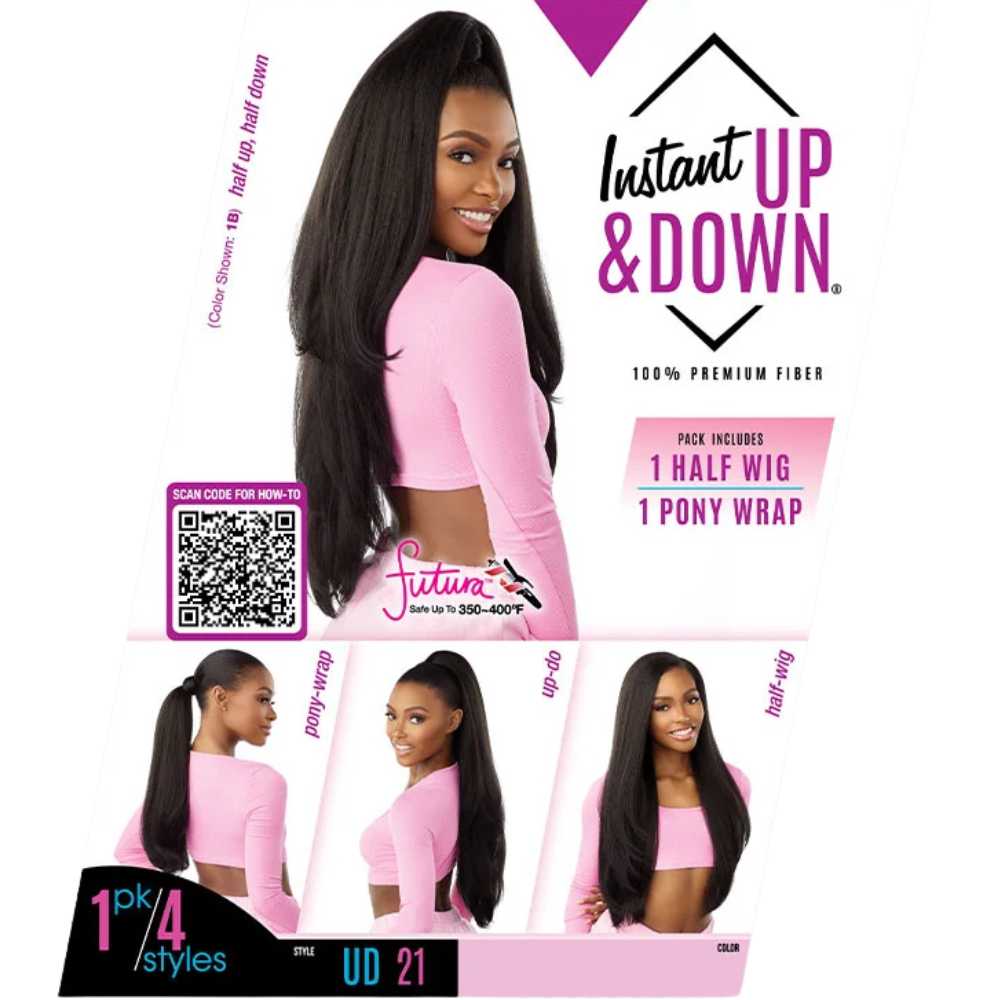 Sensationnel Instant Up & Down Synthetic Wig - UD 21