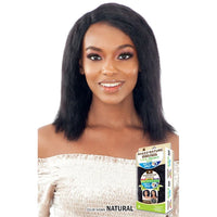 Thumbnail for Shake-N-Go Naked Nature Brazilian Natural 100% Human Hair Lace Front Wig – GLOW DEEP (Wet & Wavy)