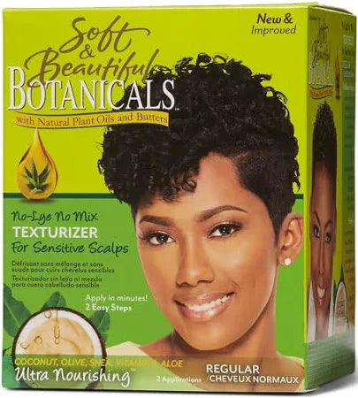 Soft & Beautiful Botanicals No-Lye No-Mix Texturizer – Regular - Elevate Styles