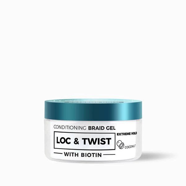 Loc & Twist Conditioning Braid Gel – Coconut (Extreme Hold) 5.07 Oz - Elevate Styles