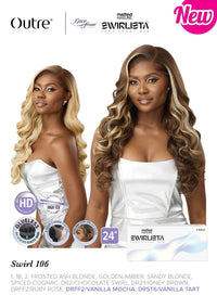 Thumbnail for Outre HD Melted Hairline Swirlista Swirl 106 - Elevate Styles