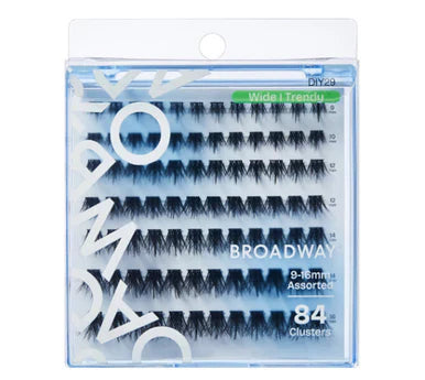 Broadway Wide Trendy Lashes – DIY Customizable Extensions (70–140 pcs) – DIY29 - Elevate Styles