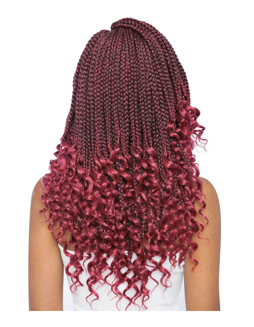 Mane Concept Afri Naptural Crochet Braid - 3X CURLY ENDS BOX BRAID 18"  BOX302 - Elevate Styles