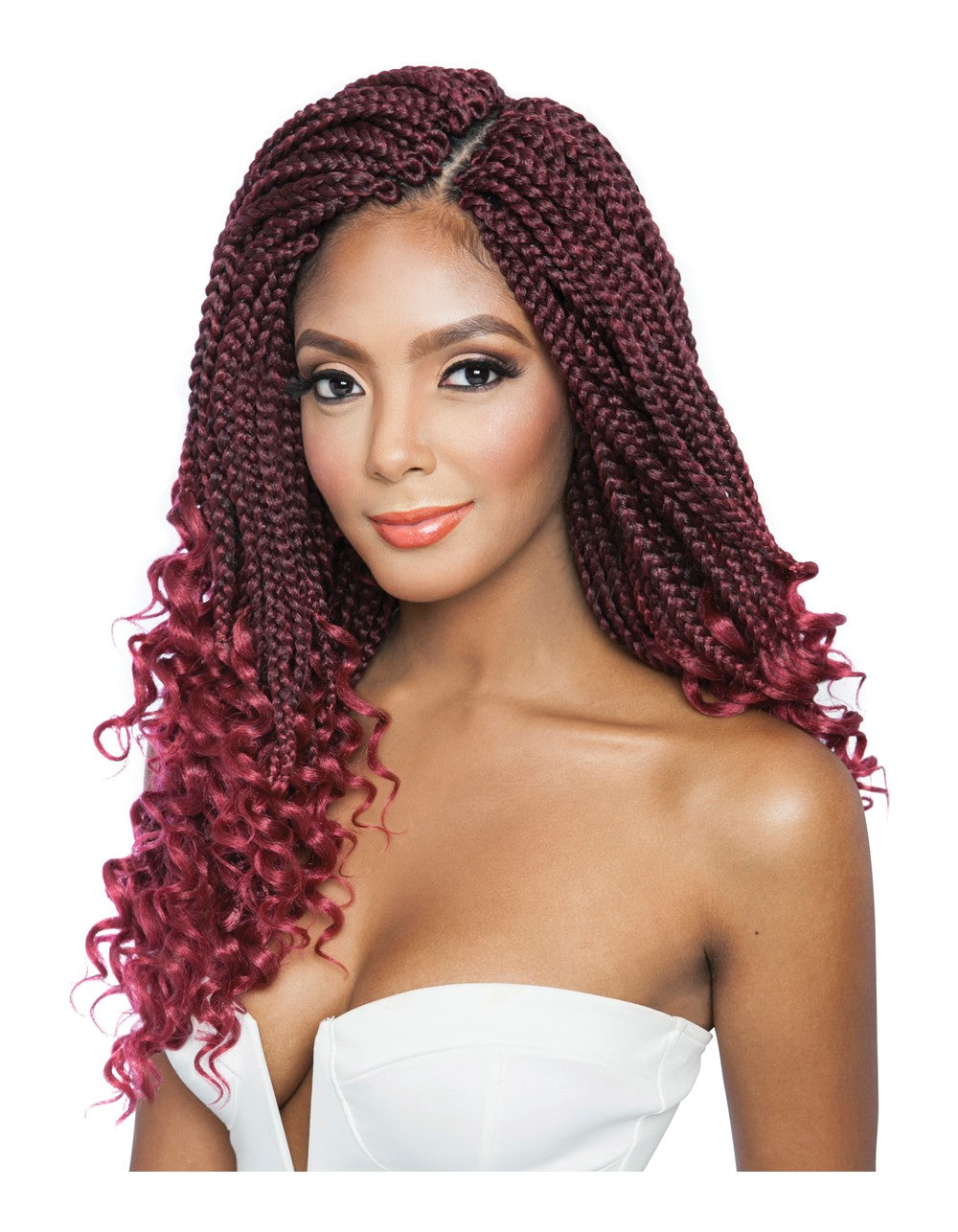 Mane Concept Afri Naptural Crochet Braid - 3X CURLY ENDS BOX BRAID 18"  BOX302 - Elevate Styles