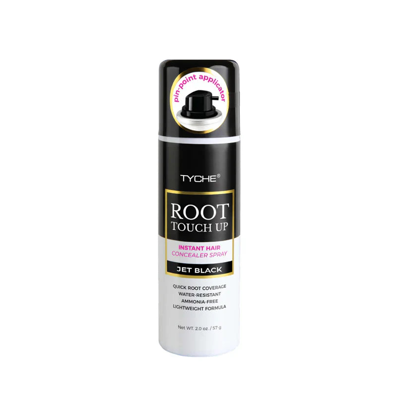 Tyche Root Touch Up Instant Hair Concealer Spray Jet Black 2 oz - Elevate Styles