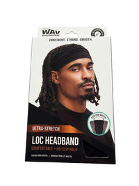 Thumbnail for Wav Enforcer Ultra-Stretch Loc Headband – Comfortable, No-Slip Hold Black 209 - Elevate Styles