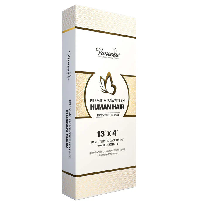 Vanessa H134 Centis Premium Brazilian 100% Human Hair Glueless HD Lace Front Wig (13" x 4" Free Part)