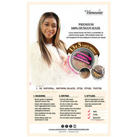 Thumbnail for H1452 STR 20 Premium Brazilian Human Hair Lace Front Wig by Vanessa