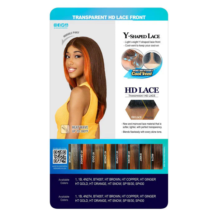 Vanessa Tops Y Part HD Lace Front Wig - ANISSA_HT GOLD