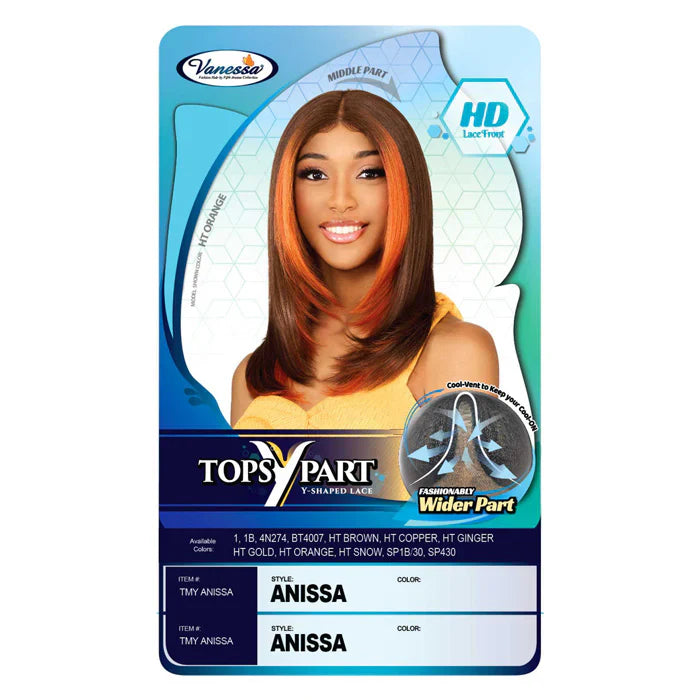 Vanessa Tops Y Part HD Lace Front Wig - ANISSA_HT GOLD