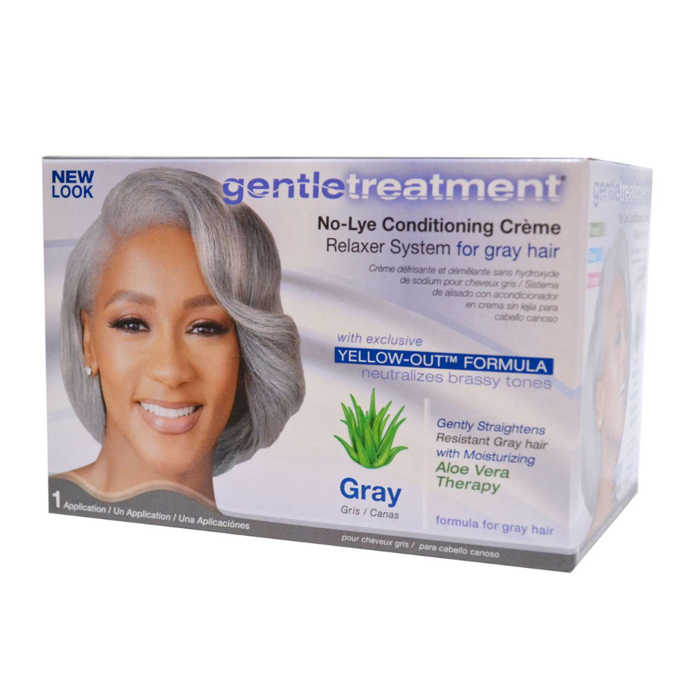 Gentle Treatment No-Lye Conditioning Crème Relaxer for Gray Hair – 1 Application - Elevate Styles