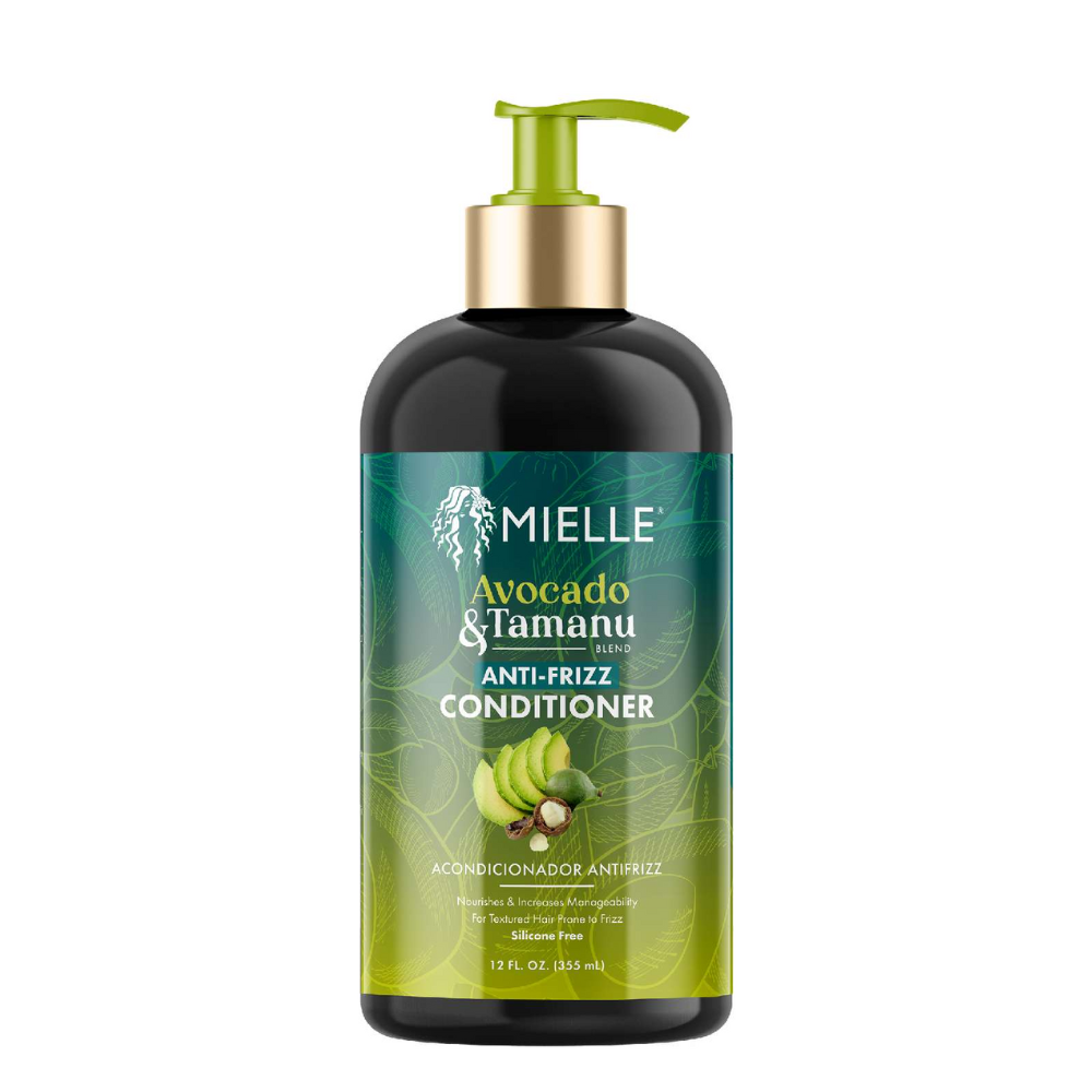 Mielle Avocado & Tamanu Anti-Frizz Conditioner – 12 oz - Elevate Styles