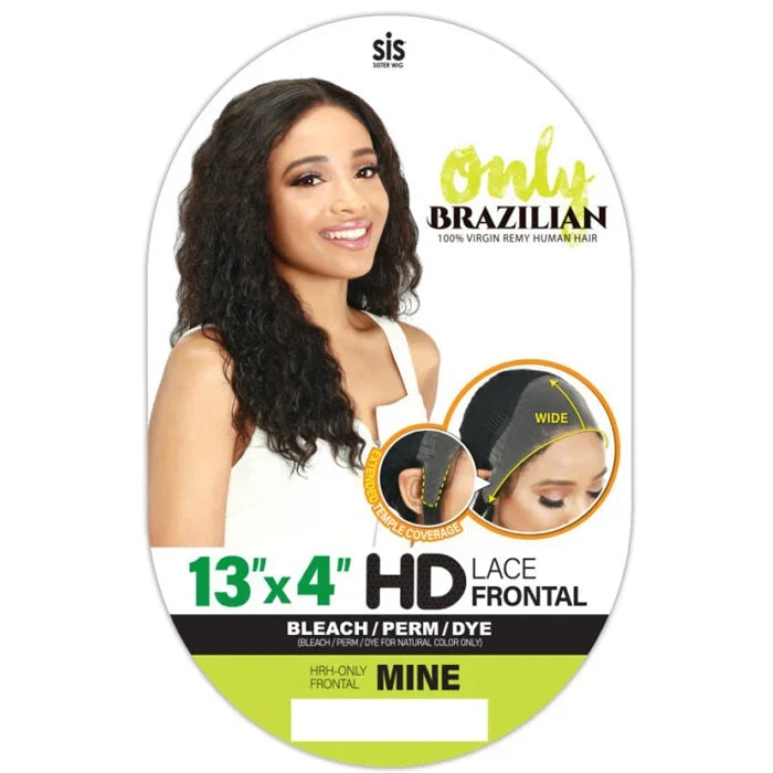 Zury Sis Only Brazilian 13x4 HD Lace Frontal 100% Virgin Remy Human Hair Wig Mine