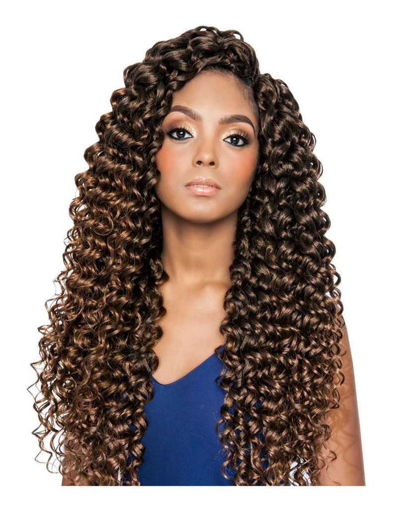 Mane Concept Afri Naptural Synthetic Crochet Pre-Stretched CBP05 - WATER FALL 18" - Elevate Styles