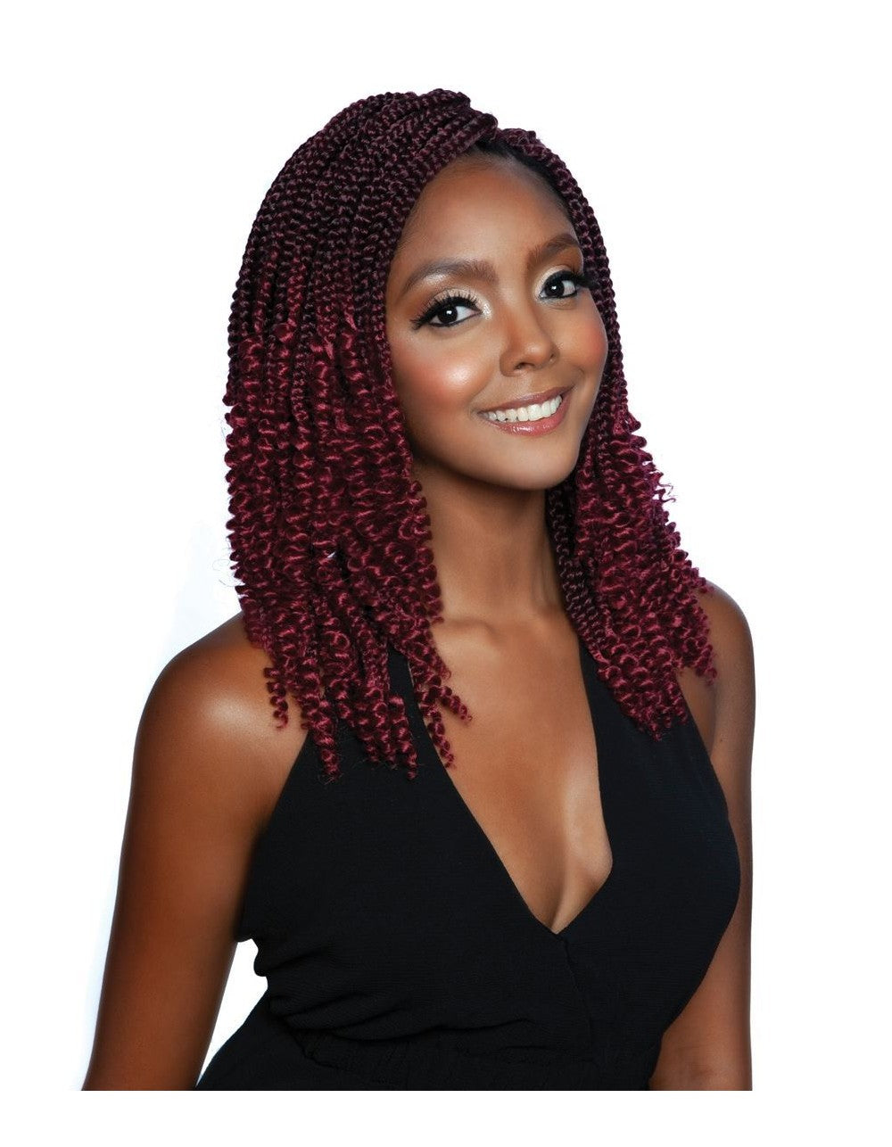 Mane Concept Afri-Naptural Crochet Braid SB311 - 3X COILY ENDS SENEGAL TWIST 10" - Elevate Styles