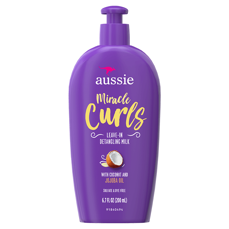 Aussie Miracle Curls Leave-In Detangling Milk 6.7 Oz - Elevate Styles
