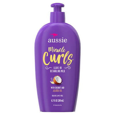 Aussie Miracle Curls Leave-In Detangling Milk 6.7 Oz - Elevate Styles