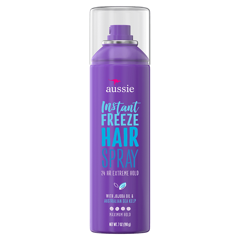 Aussie Instant Freeze Hair Spray 24 HR Extreme Hold 7 Oz - Elevate Styles