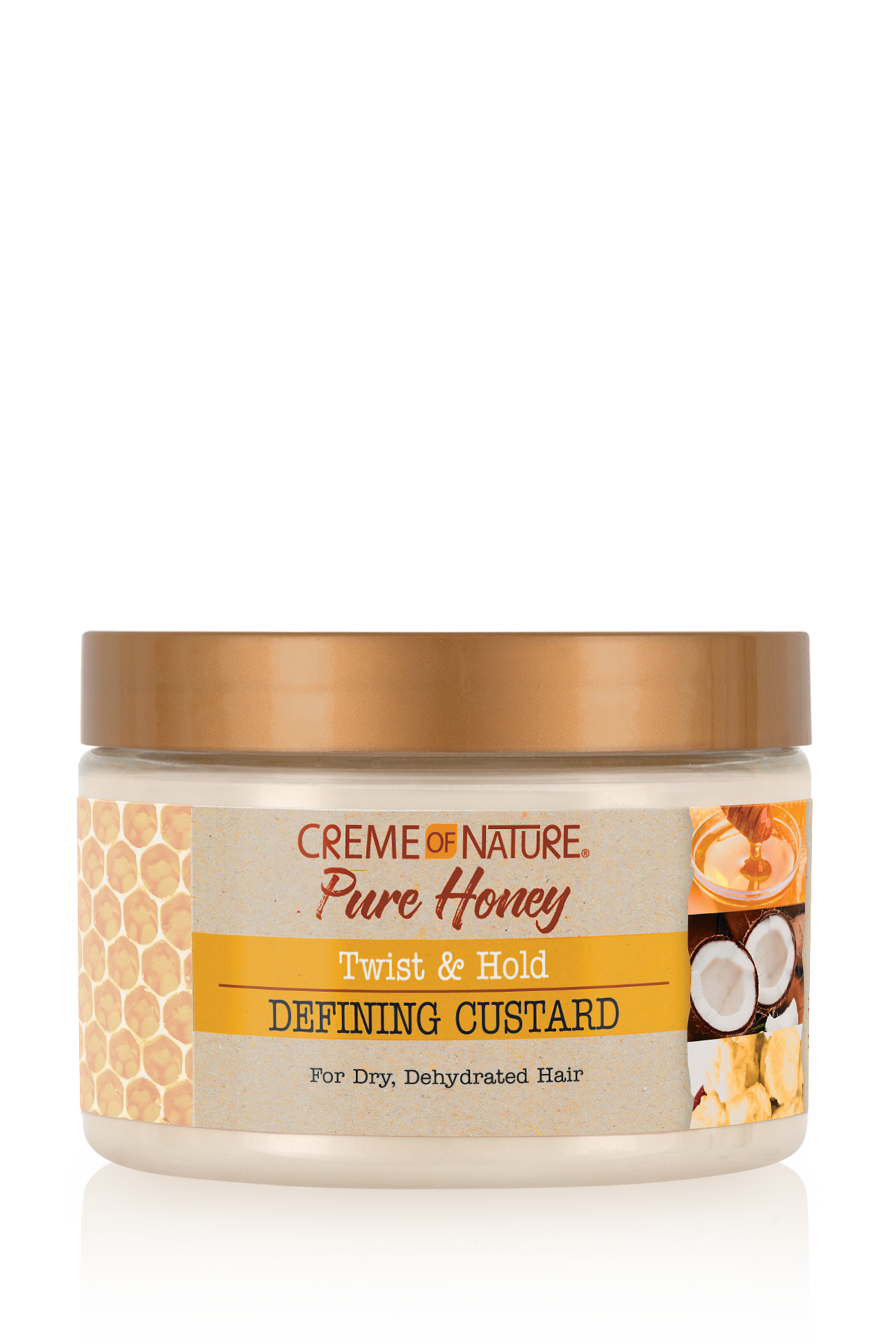 Creme of Nature Pure Honey Twist and Hold Defining Custard 11.5 Oz - Elevate Styles