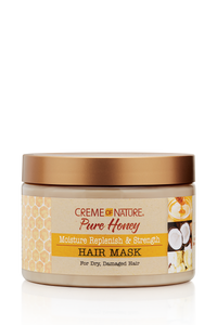 Thumbnail for Creme of Nature Pure Honey Moisture Replenish & Strength Hair Mask 11.5 Oz - Elevate Styles