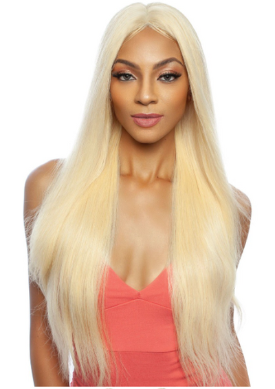 Mane Concept Trill 13A Pre-Colored Unprocessed Human Hair HD 6" Deep Lace Front Wig Blonde Straight TROC201 - Elevate Styles
