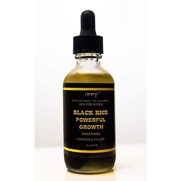 Ippy Black Rice Powerful Hair Growth Oil 2 Oz - Elevate Styles