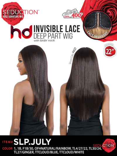 Beshe Seduction HD Invisible Lace Deep Part Lace Front Wig SLP.JULY - Elevate Styles
