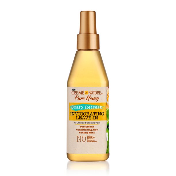 Creme of Nature Pure Honey Scalp Refresh Invigorating Leave-In 8 Oz - Elevate Styles