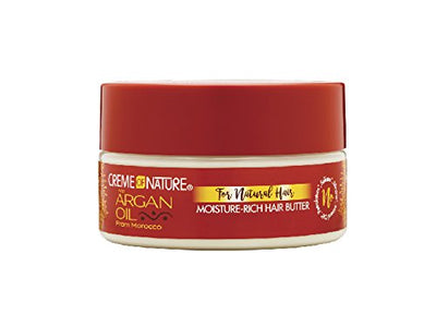 Creme of Nature With Argan Oil Moisture-Rich Hair Butter 7.5 Oz - Elevate Styles