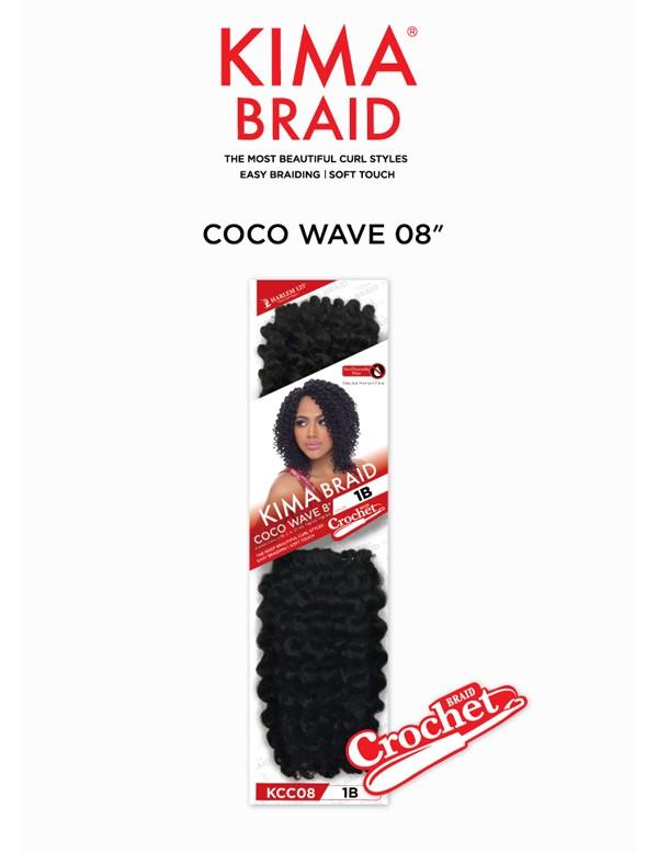 Harlem 125 Synthetic Braiding Hair KIMA Braid Coco Wave 8" KCC08 - Elevate Styles