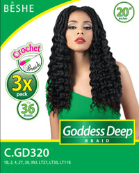 Thumbnail for Beshe Goddess Loc Deep Crochet Braid C.GD320 - Elevate Styles