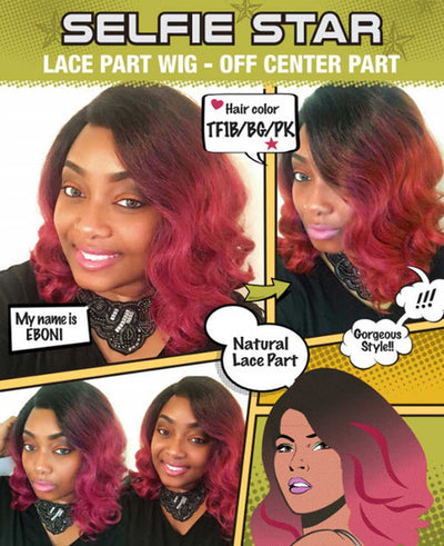 Modu Anytime Selfie Star Center Part Lace Front Wig SS-166 OCP - Elevate Styles