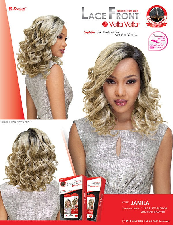 Sensual Vella Vella Natural Front Line Lace Front Wig Jamila - Elevate Styles