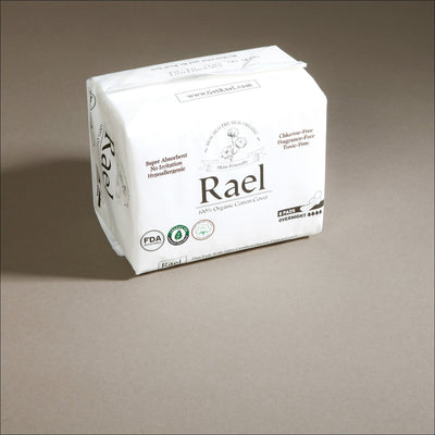 Rael Organic Cotton Menstrual Overnight with Wings - 2Pack-16total - Elevate Styles
