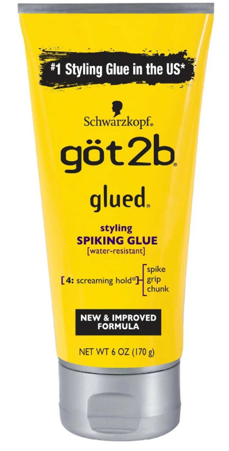 Schwarzkopf Got2B Glued SPIKING GLUE 6Oz Yellow - Elevate Styles