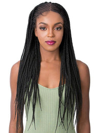 Thumbnail for Its A Wig Swiss Lace Front Wig Micro Cornrow Box Braid - Elevate Styles