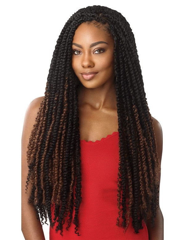 Outre X-Pression Twisted-Up Crochet Braid - Passion Water Wave 24" - Elevate Styles