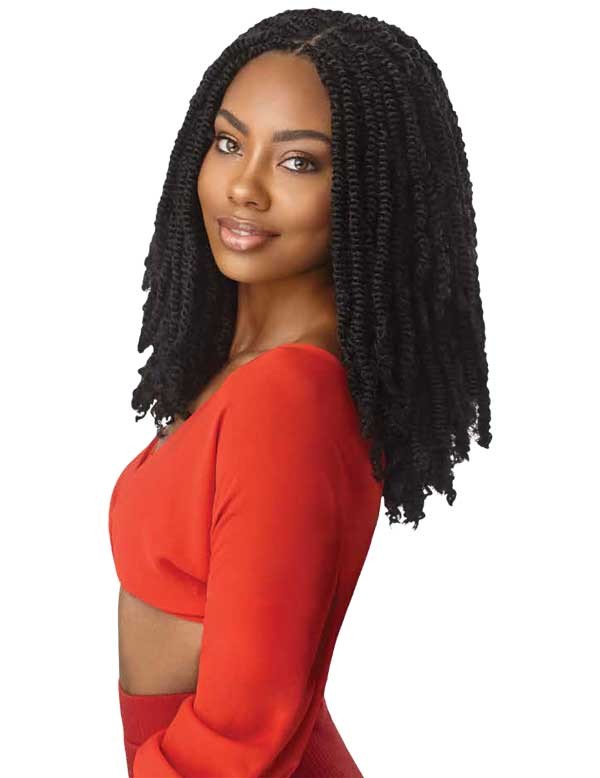 Outre X-Pression Twisted-Up Crochet Braid - 3x Pack Springy Afro Twist 16" - Elevate Styles