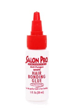Salon Pro Hair Bonding Glue White 1 Oz - Elevate Styles