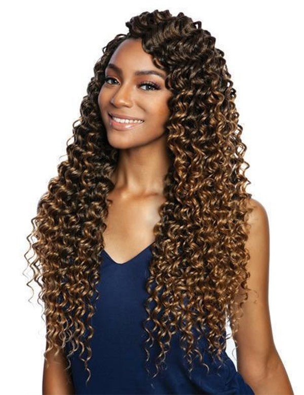 Mane Concept  Afri Naptural Pre-Stretched 3X Deep Bay Curl 18" CBE302 - Elevate Styles