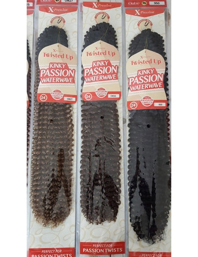 Outre X-Pression Twisted-Up Crochet Braid - Kinky Passion Water Wave 24" - Elevate Styles
