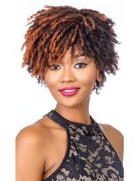 Thumbnail for Diana Bohemian Wig Pure Natural Synthetic Kinky Curly Bob Wig Baba - Elevate Styles