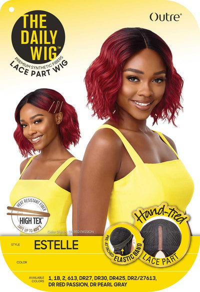 Outre The Daily Wig Premium Synthetic Hand-Tied Lace Part Wig Estelle - Elevate Styles
