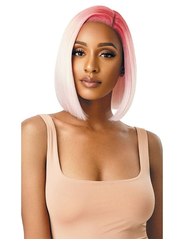 Outre Color Bomb Water Color Ombre Swiss Lace Front Wig Kiely - Elevate Styles