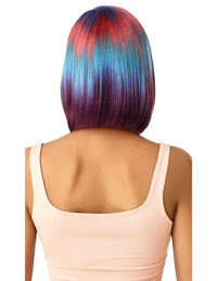 Thumbnail for Outre Color Bomb Water Color Ombre Swiss Lace Front Wig Kiely - Elevate Styles